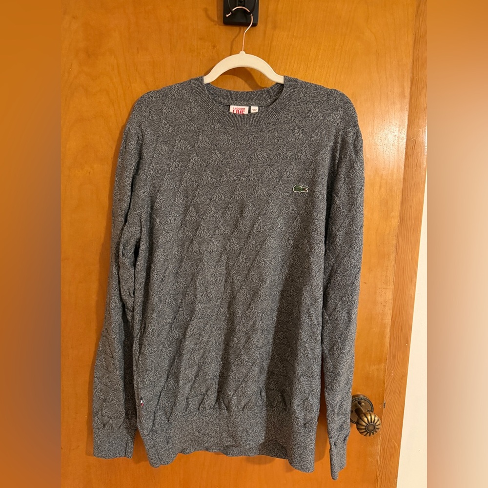 Lacoste Gray Sweater (XL)